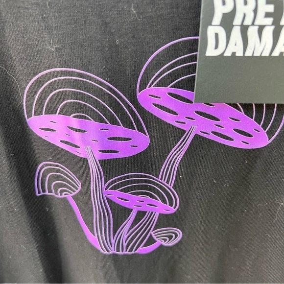 PURPLE MUSHROOM KNIT BELL SLEEVE DRESS SIZE LARGE NWT - Picture 7 of 11